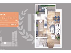 Metrou Titan, apartament 2 camere, sector 3